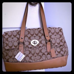NWT Coach Signature Satchel